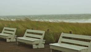 Beach storm at Rehoboth Beach, Delaware